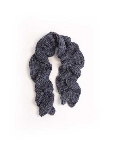 Navy Weave Neck Warmer