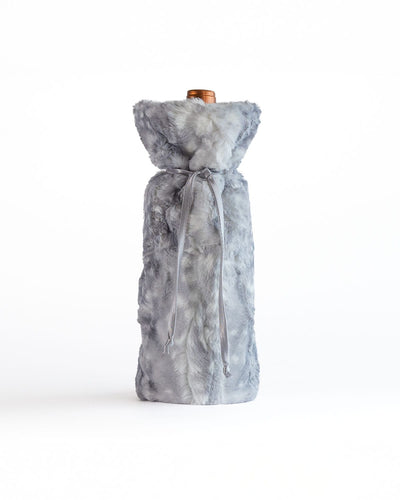 Silver Blue Fawn Wine Sleeve