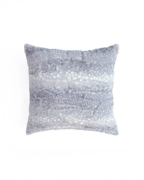 Silver Blue Fawn Pillow