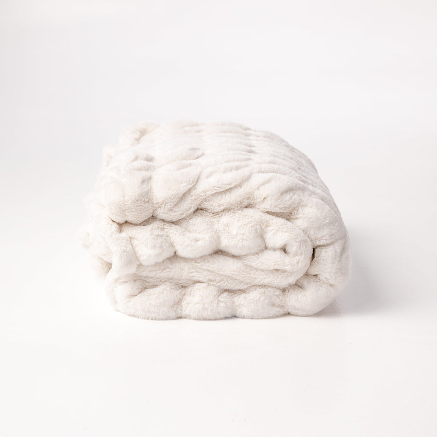 Ivory Cloud Throw