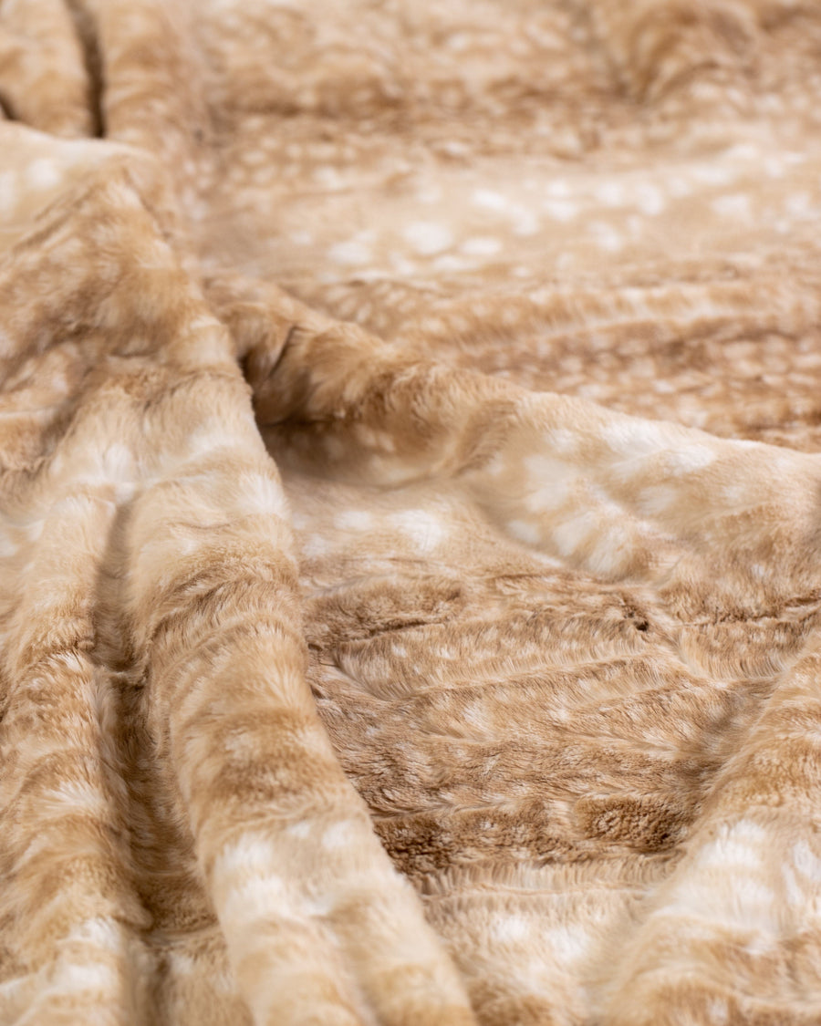 Beige Fawn Throw