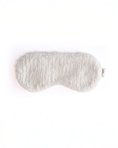 Ivory Weave Luxe Eye Mask