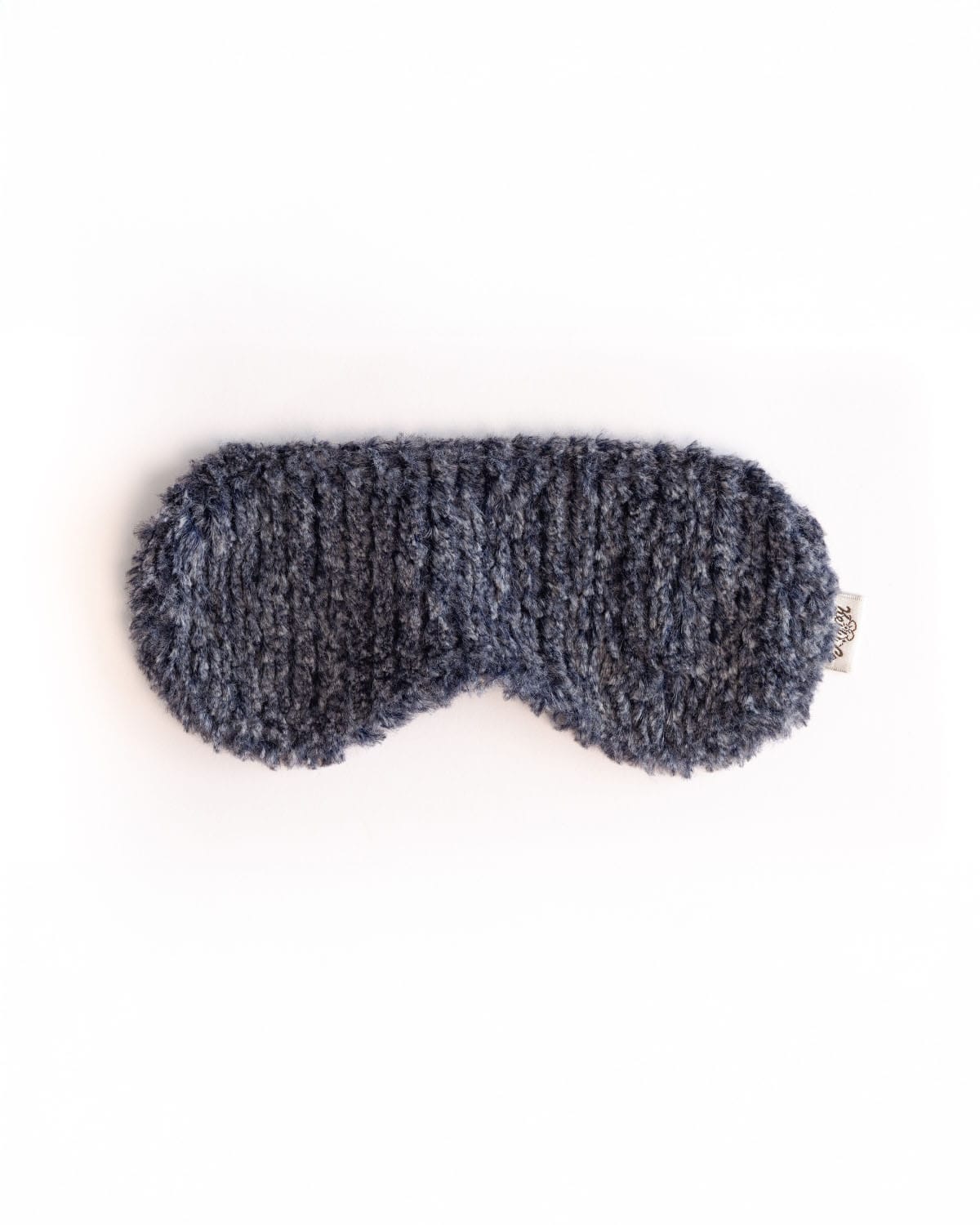 Navy Weave Luxe Eye Mask
