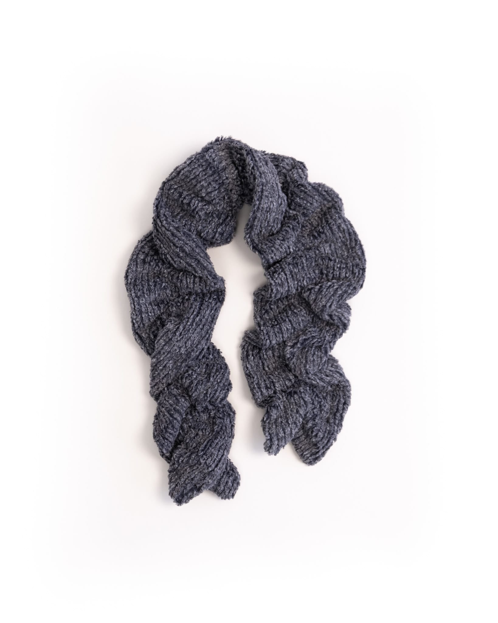 Navy Weave Neck Warmer
