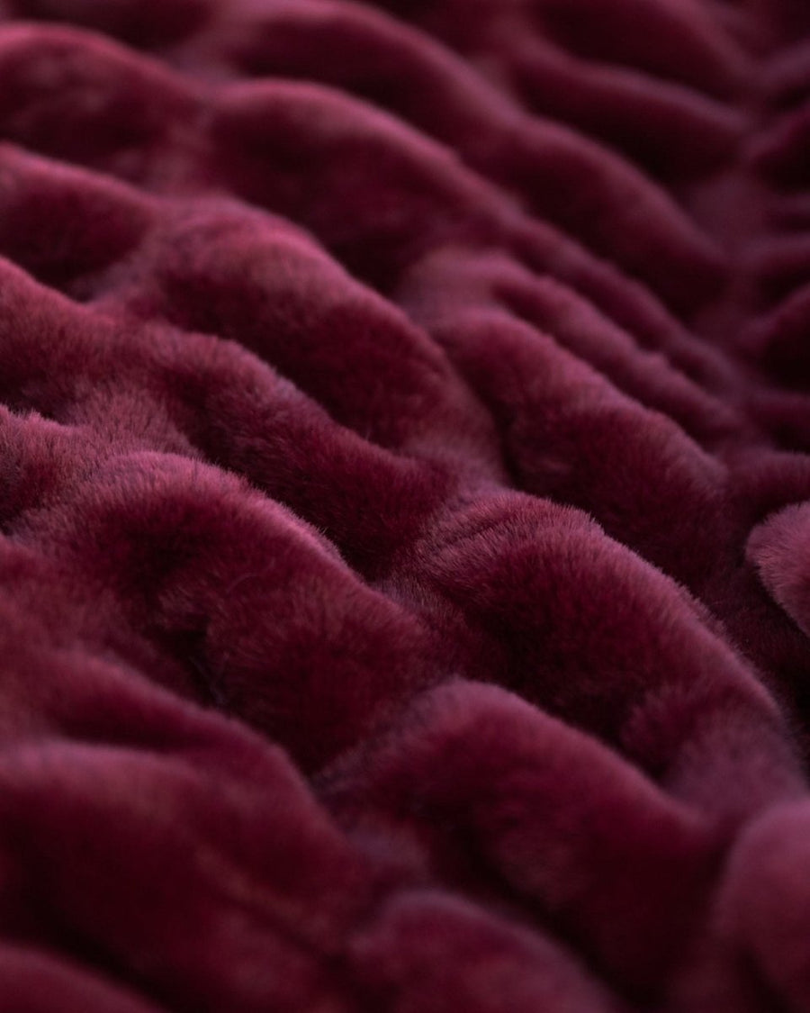 Bordeaux Cloud Throw - Keiki Co.