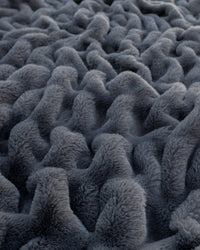Graphite Cloud Throw Plush Soft Blanket | KeikiCo – Keiki Co.