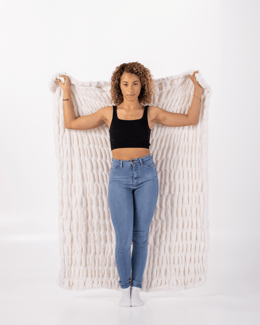 Ivory Cloud Throw - Keiki Co.