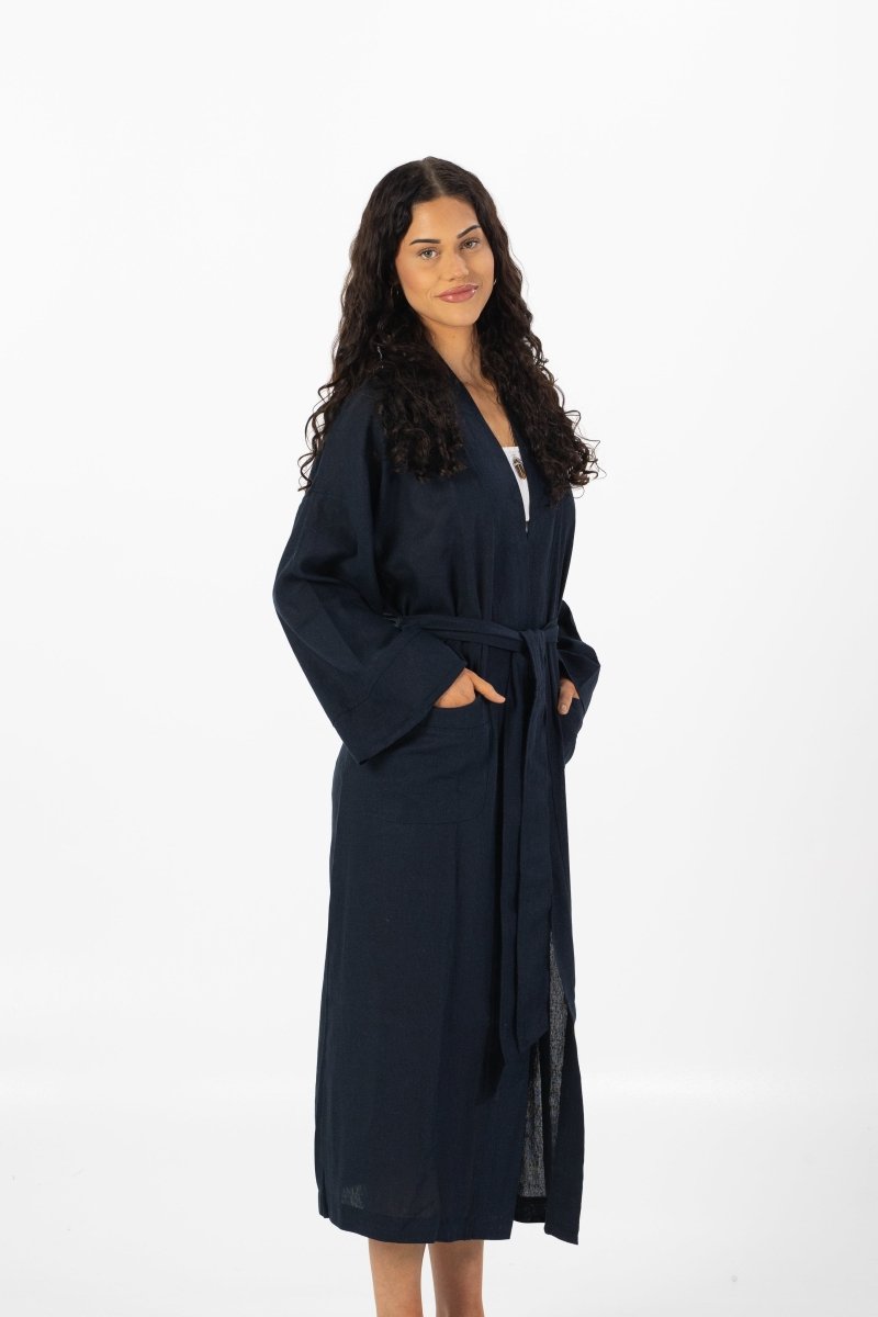 Linen Robe - Keiki Co.