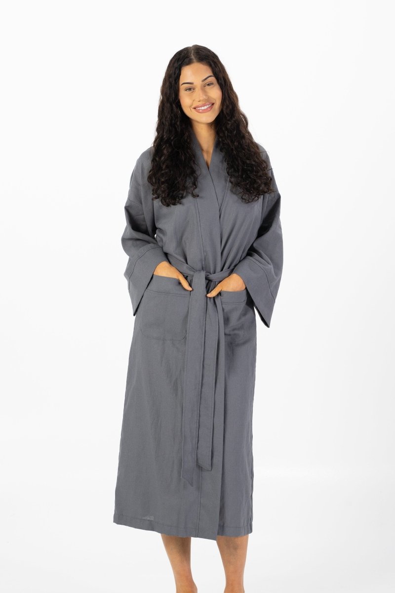 Linen Robe - Keiki Co.