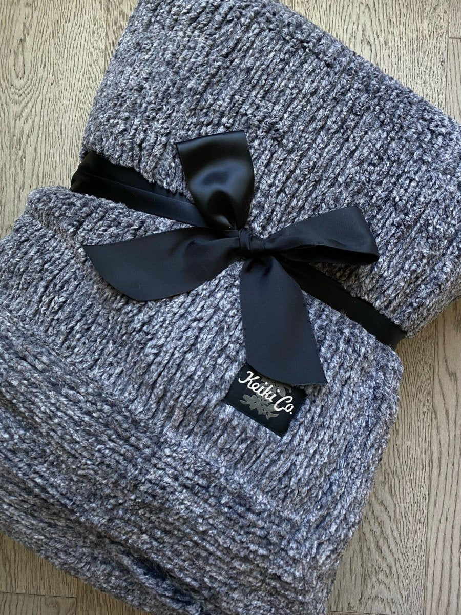 Onyx Weave Throw - Keiki Co.